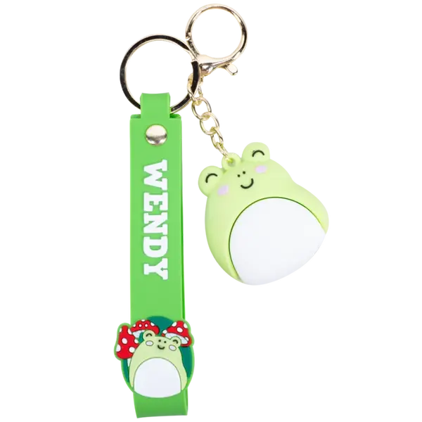 Squishmallows FIZZ Přívěsek na klíče - Žába Wendy