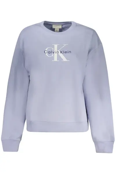 CALVIN KLEIN WOMEN&#39;S PURPLE ZIP-UP SWEATSHIRT