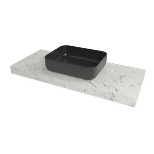 Doska pod umývadlo Naturel Dolce 123,5x8x50 cm mramor Carrara biela mat DO12050MCB