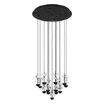 LED závesné osvetlenie Eglo PIANOPOLI 2 čierna 390277