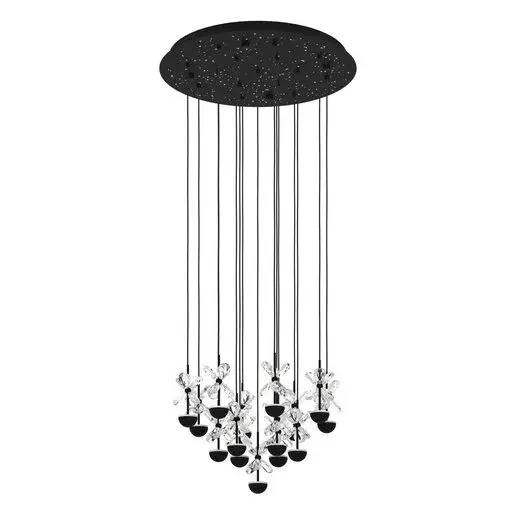 LED závesné osvetlenie Eglo PIANOPOLI 2 čierna 390277