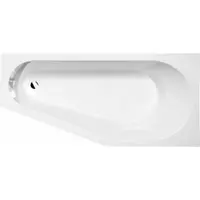 Asymetrická vaňa Polysan Tigra 170x80 cm akrylát pravá 90611