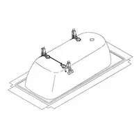 Kaldewei 5032 vaňové nohy špeciálne 581670000000 KWNOHY5032