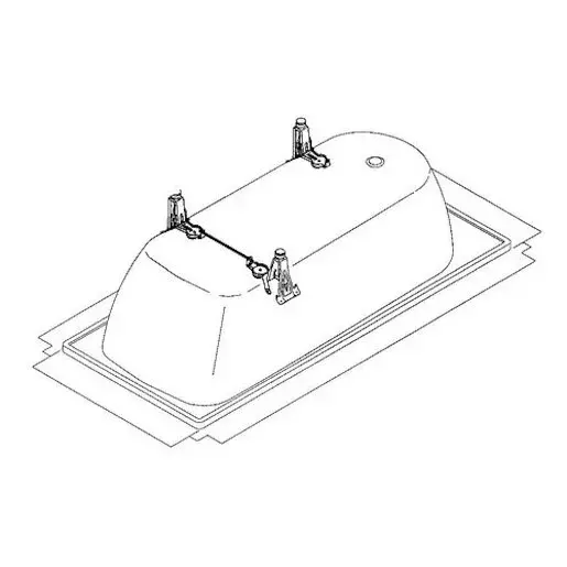 Kaldewei 5032 vaňové nohy špeciálne 581670000000 KWNOHY5032
