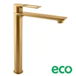 RAV SLEZÁK Nil vysoká umývadlová batéria bez výpuste kartáčovaná zlatá NL230.5ZK