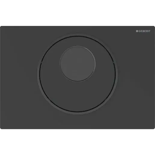 Geberit Sigma10 ovládacie tlačidlo oceľ matná čierna 115.891.16.6