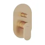 Ravak Eleganta sprchová a vaňová batéria vrátane podomietkového telesa ružové zlato kefované X070372