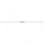 Kaldewei Flowline Zero sprchový žľab 150 cm nerez bílá mat 940200010711