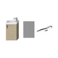 Jika Petit kúpeľňová skrinka s umývadlom 41x65,5x23 cm jaseň H45J5141755141