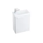 Ravak Chrome II kúpeľňová skrinka pod umývadlo 40x50x22 cm biely lesk X000001782