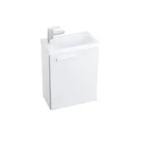 Ravak Chrome II kúpeľňová skrinka pod umývadlo 40x50x22 cm biely lesk X000001782