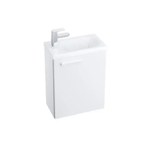 Ravak Chrome II kúpeľňová skrinka pod umývadlo 40x50x22 cm biely lesk X000001782