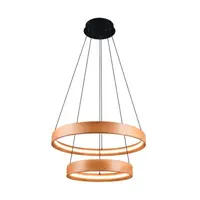 Trio Lynwood závesné svetlo drevodekor 355039130 TR355039130