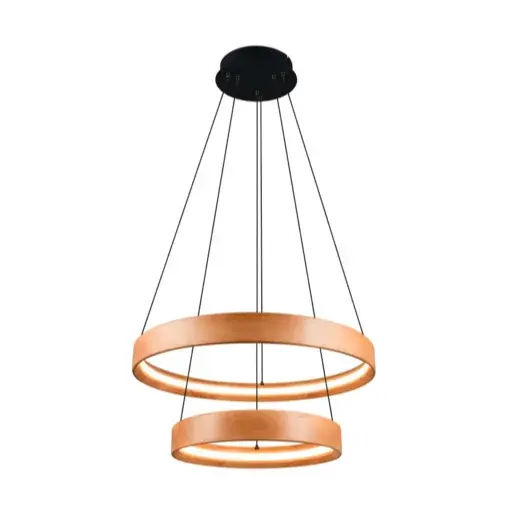 Trio Lynwood závesné svetlo drevodekor 355039130 TR355039130