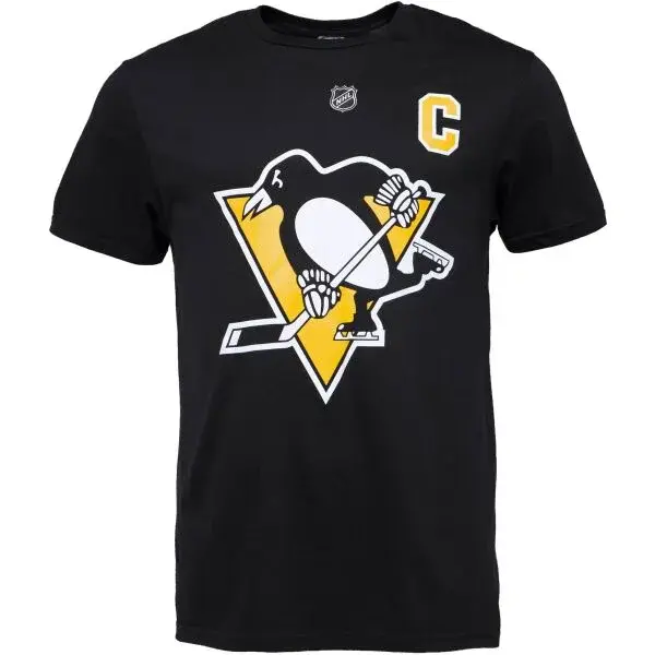 FANATICS PITTSBURGH PENGUINS - SIDNEY CROSBY Triko, černá, velikost XXXL