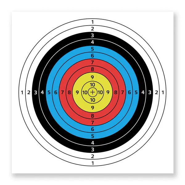 Terč inSPORTline Dabbak 60x60cm 10ks