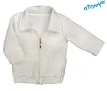 Kojenecká bunda , Paula - šedá/smetanová, vel. 104