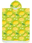 Plážové pončo LEMONS zelené 80x145 cm