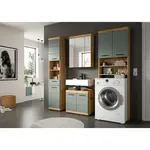 MID.YOU KOUPELNA dub artisan, šedozelená