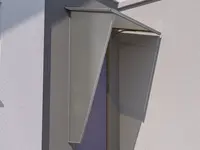 Boční stěna ke stříšce T-160, RAL7035, bronz - pravá TE8252824