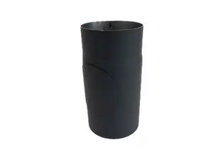 Roura kouřová s čis. otvorem 130 mm/100 cm, silnostěnné 1,5 mm, černá MA654713