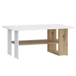 Konferenční stolek Caldicot CFTT5210-M256 bílá/dub artisan