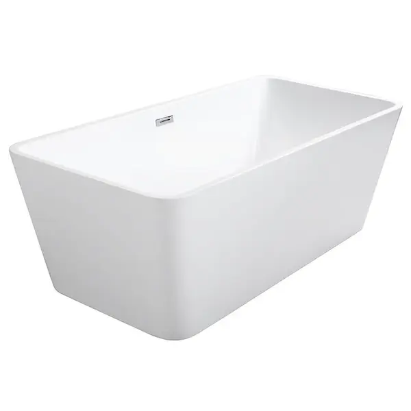 Volně stojící vana Evita 160/80 + sifonem click-clack s přepadem Slim