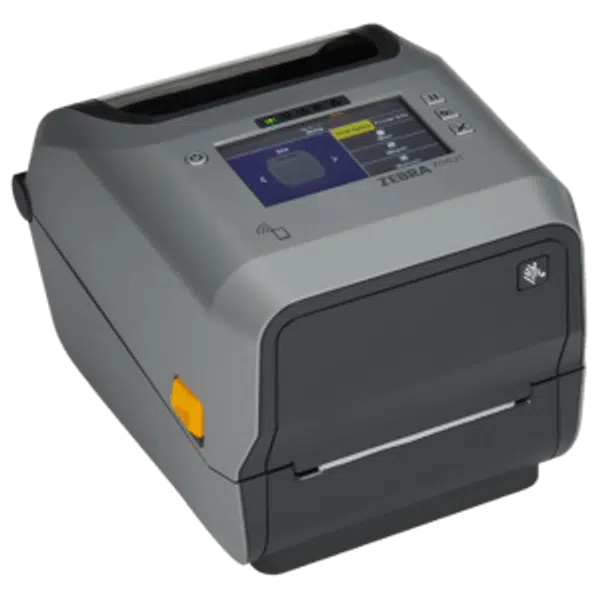 Zebra ZD621t, 12 dots/mm (300 dpi), disp. (colour), RTC, USB, USB Host, RS232, BT, Ethernet, Wi-Fi, kit (USB), grey