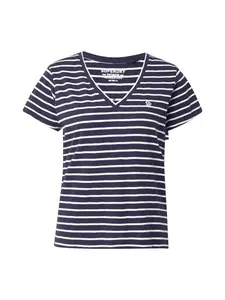 Superdry & Co Tričko 'STUDIOS'  námornícka modrá / biela
