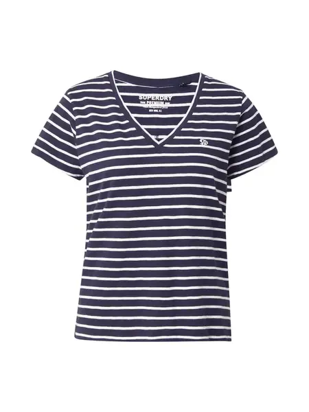 Superdry & Co Tričko 'STUDIOS'  námornícka modrá / biela