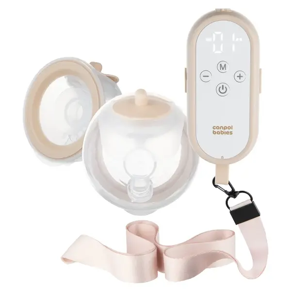 Canpol babies Dvojitá odsávačka mateřského mléka do podprsenky MilkShell 1 ks