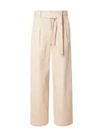 Calvin Klein Jeans Plisované nohavice  kapučíno