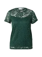 VILA Tričko 'VILISA'  tmavozelená