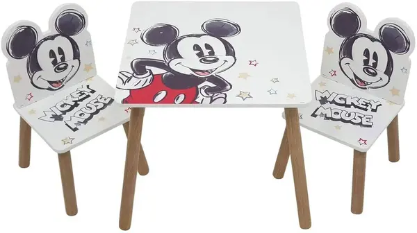BHome Dětský stůl s židlemi MICKEY MOUSE