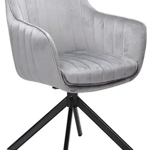 SIGNAL Jídelní židle AZALIA VELVET šedá