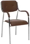 TEMPO KONDELA Konferenční židle ILHAM, hnědá