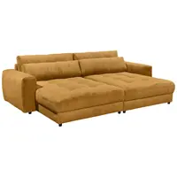 MID.YOU POHOVKA BIG SOFA, textil, kompozitní dřevo, žlutá