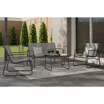 Ambia Garden ZAHRADNÍ SADA 4dílné, kov, sklo, textil