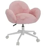 MID.YOU OTOČNÁ ŽIDLE PRO MLÁDEŽ, plyš, růžová