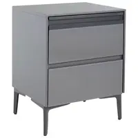 MID.YOU NOČNÍ STOLEK, dub, šedá, tmavě šedá, 50/55/40 cm