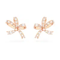 Swarovski Slušivé bronzové náušnice Mašle Volta 5647572