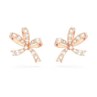 Swarovski Slušivé bronzové náušnice Mašle Volta 5647572
