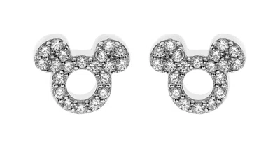 Disney Třpytivé stříbrné náušnice Mickey Mouse ES00011RZWL.CS