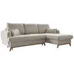 MID.YOU ROHOVÁ SEDAČKA, textil, béžová