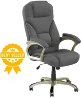 HALMAR Kancelářské křeslo Desmond 2 tmavě šedé, látka