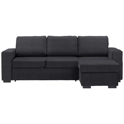 Carryhome ROHOVÁ SEDAČKA, textil, antracitová