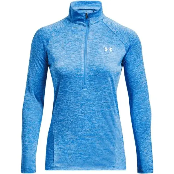 Under Armour TECH 1/2 ZIP - TWIST Dámska mikina, modrá, veľkosť