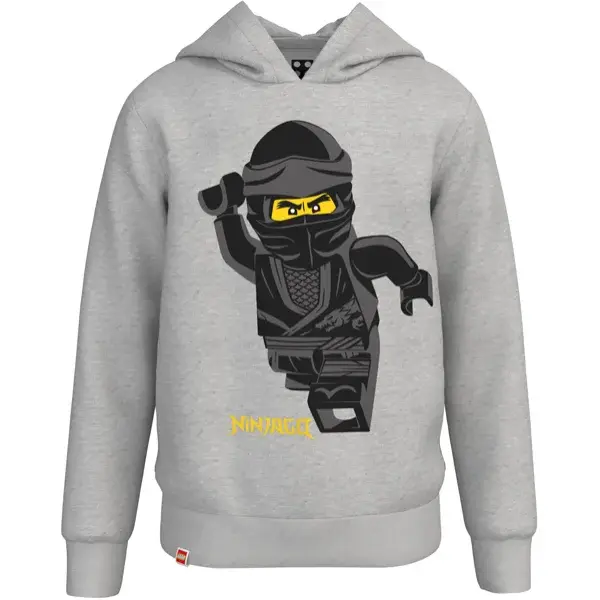 LEGO&reg; kidswear SWEATSHIRT W. Chlapčenská mikina, sivá, veľkosť