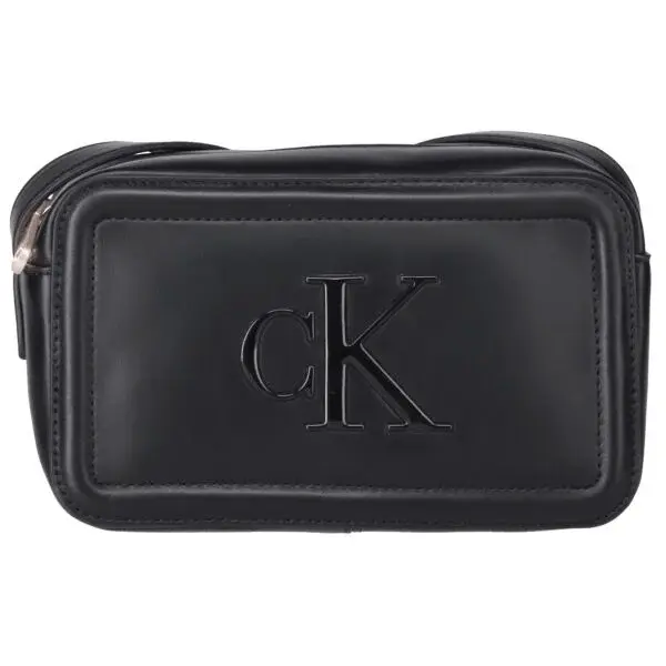 Calvin Klein RAISED CAMERA BAG Dámska taška, čierna, veľkosť