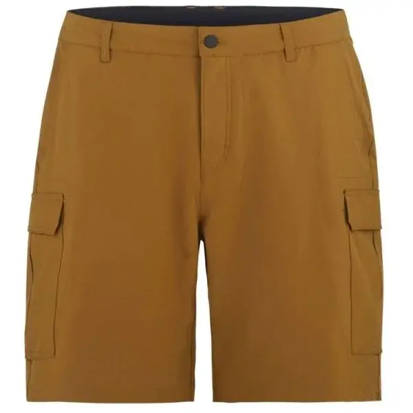 Bula AKAW! HYBRID SHORTS Pánske hybridné krátke nohavice, hnedá, veľkosť